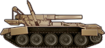 Sideview of Crusader SPG